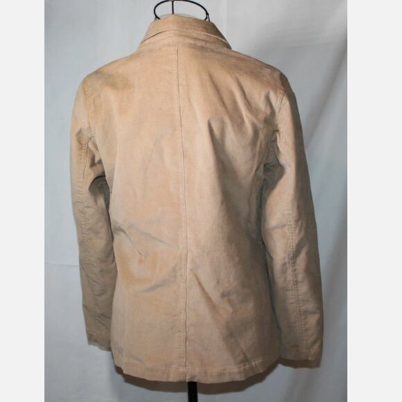 Corduroy Lined Jacket XS Cotton Spandex Blazer Button Front Denim & Co Quilted - Picture 4 of 4
